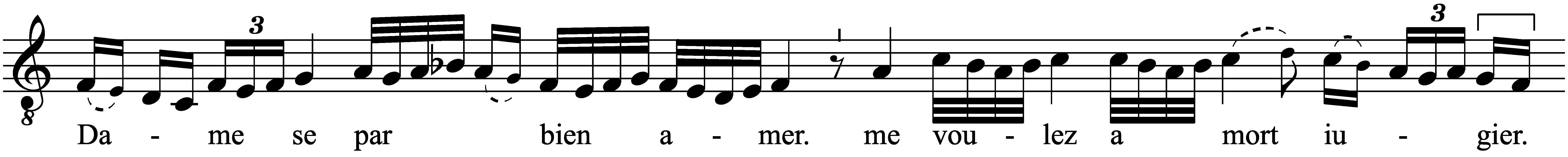 Work musical notation